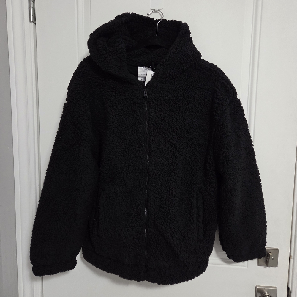 NWT - Gap Teen Girls' Oversized Padded Sherpa Jacket - Size 12Y, 14-16Y